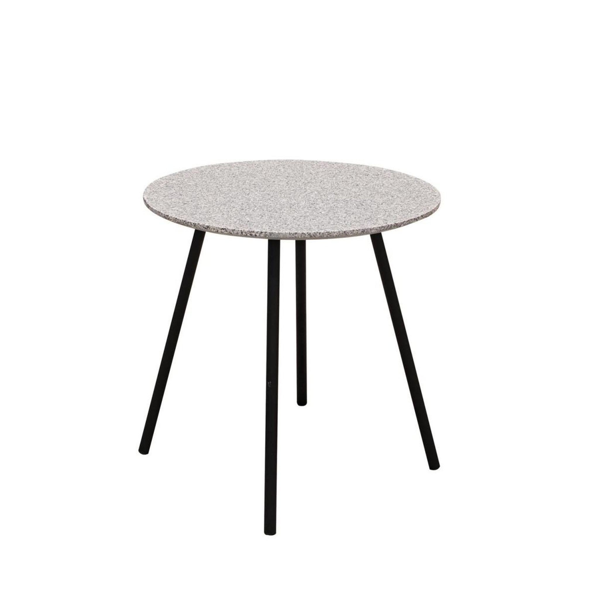 Voir la diapositive 2 : The Home Deco Factory Lot de 2 tables d'appoint design  pluton  48cm gris