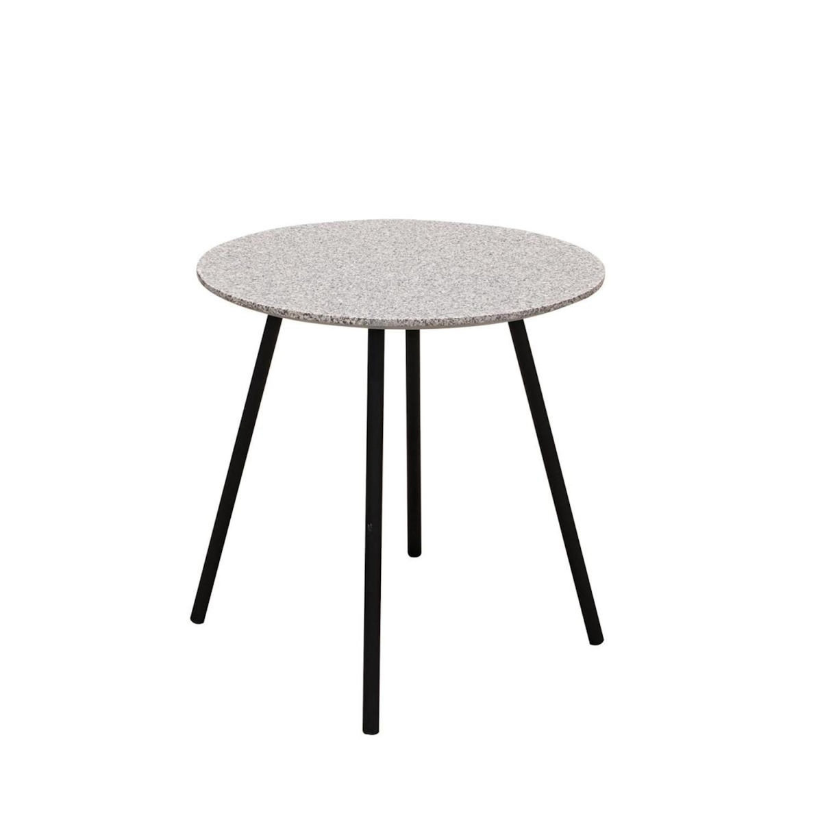 Paris Prix Lot de 2 Tables d'Appoint Design  Pluton  48cm Gris