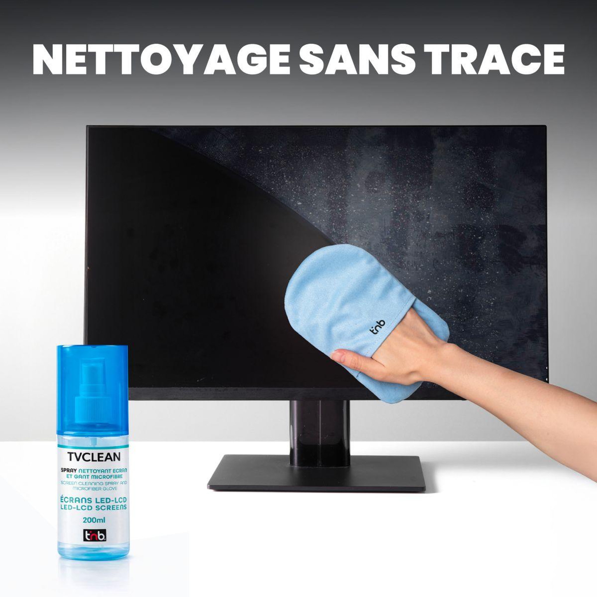 Voir la diapositive 2 : TNB Kit de nettoyage netoyage d'écran 200ml