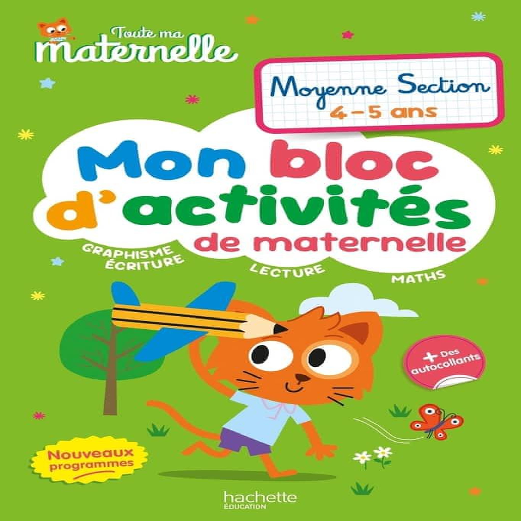 MON BLOC D'ACTIVITES DE MATERNELLE MOYENNE SECTION. EDITION 2026, Marcel Caroline
