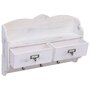 Voir la diapositive 4 : VIDAXL Porte-manteau mural Blanc 50x10x34 cm Bois