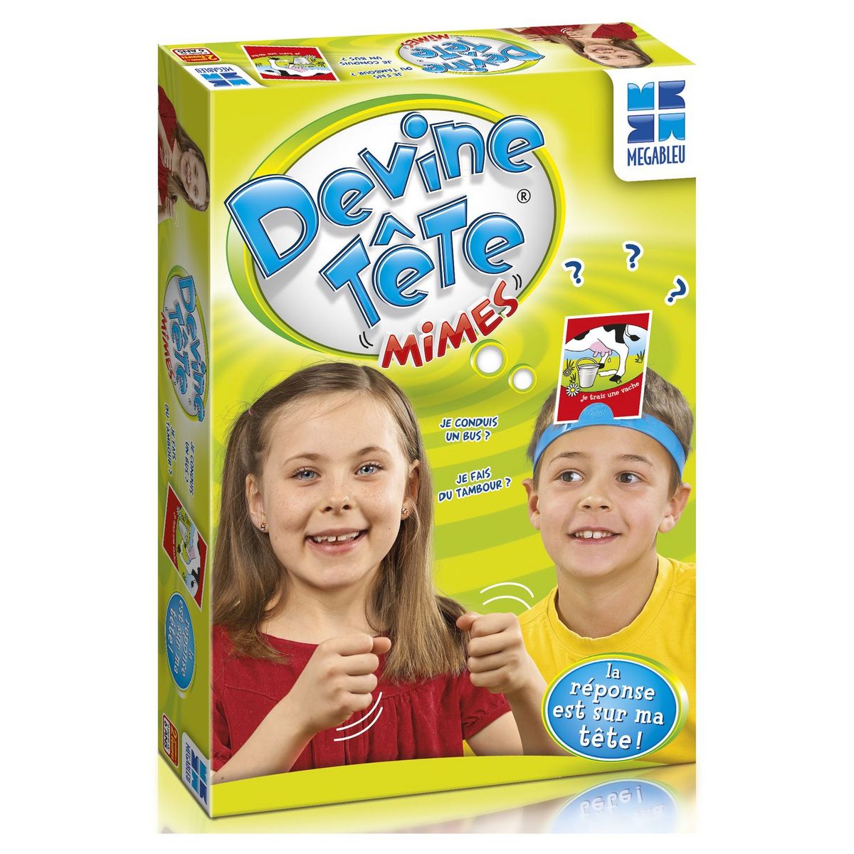 MEGABLEU Jeu Devine tête mimes