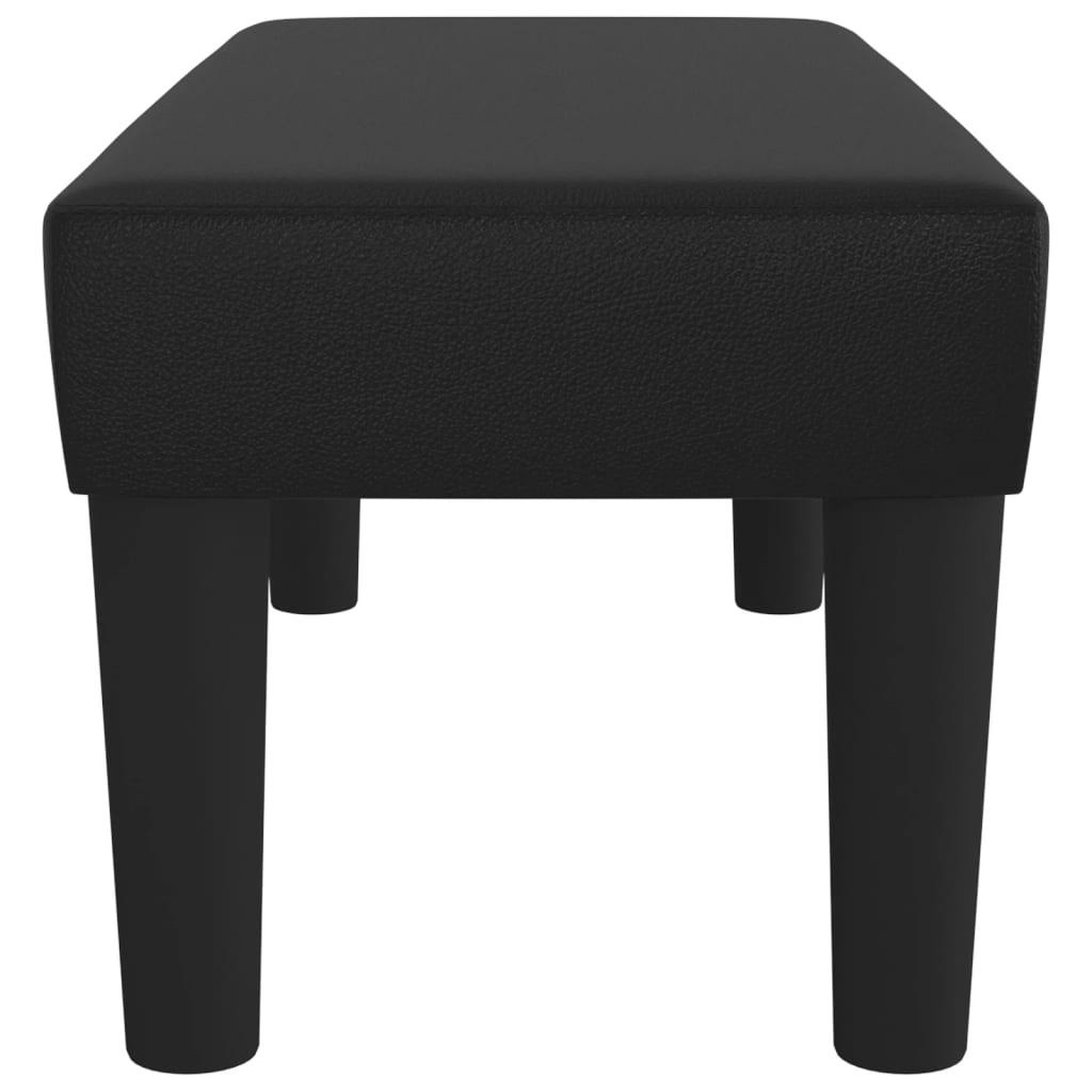Voir la diapositive 4 : VIDAXL Banc Noir 70x30x30 cm Similicuir