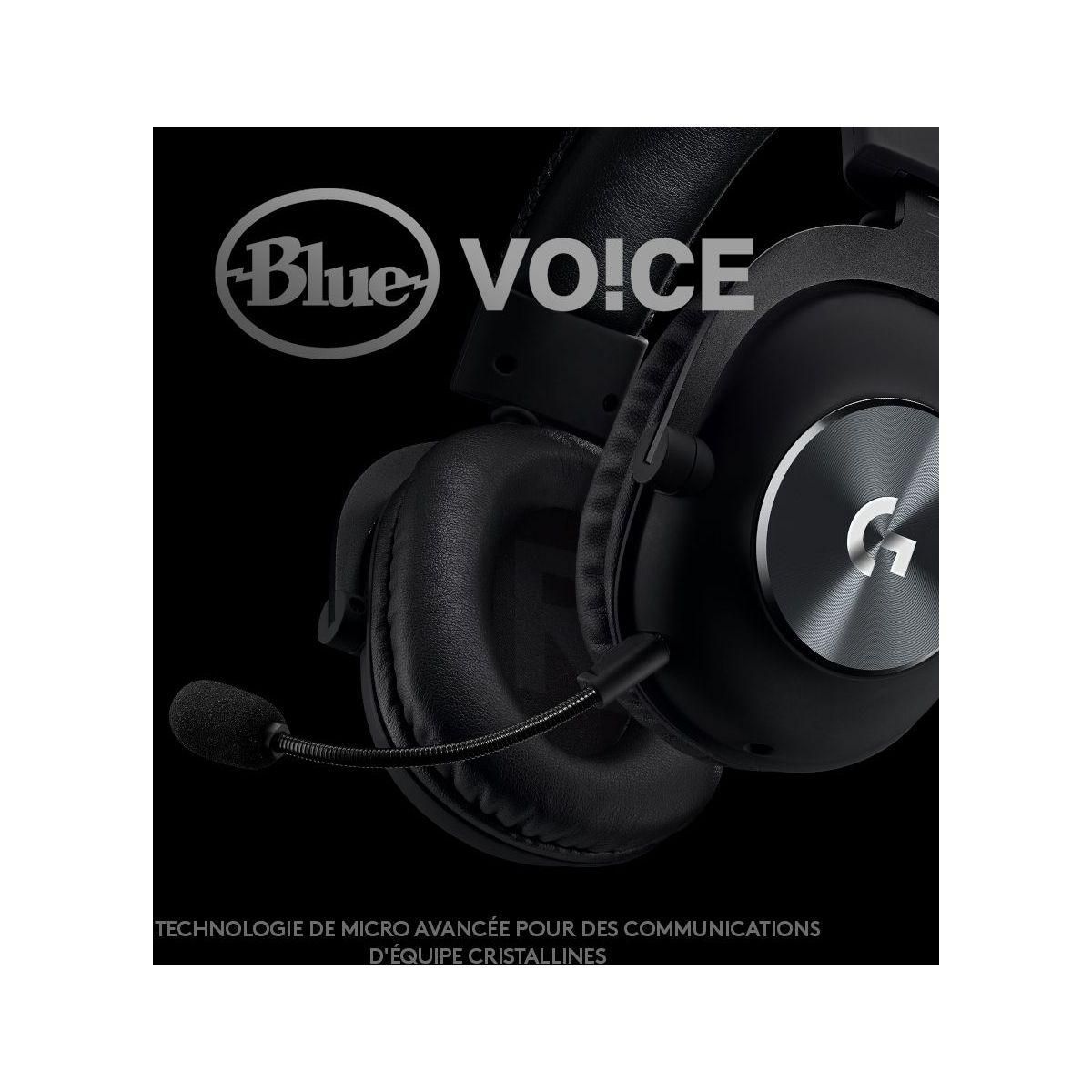 Logitech Casque gamer G PRO X GAMING Casque + Support