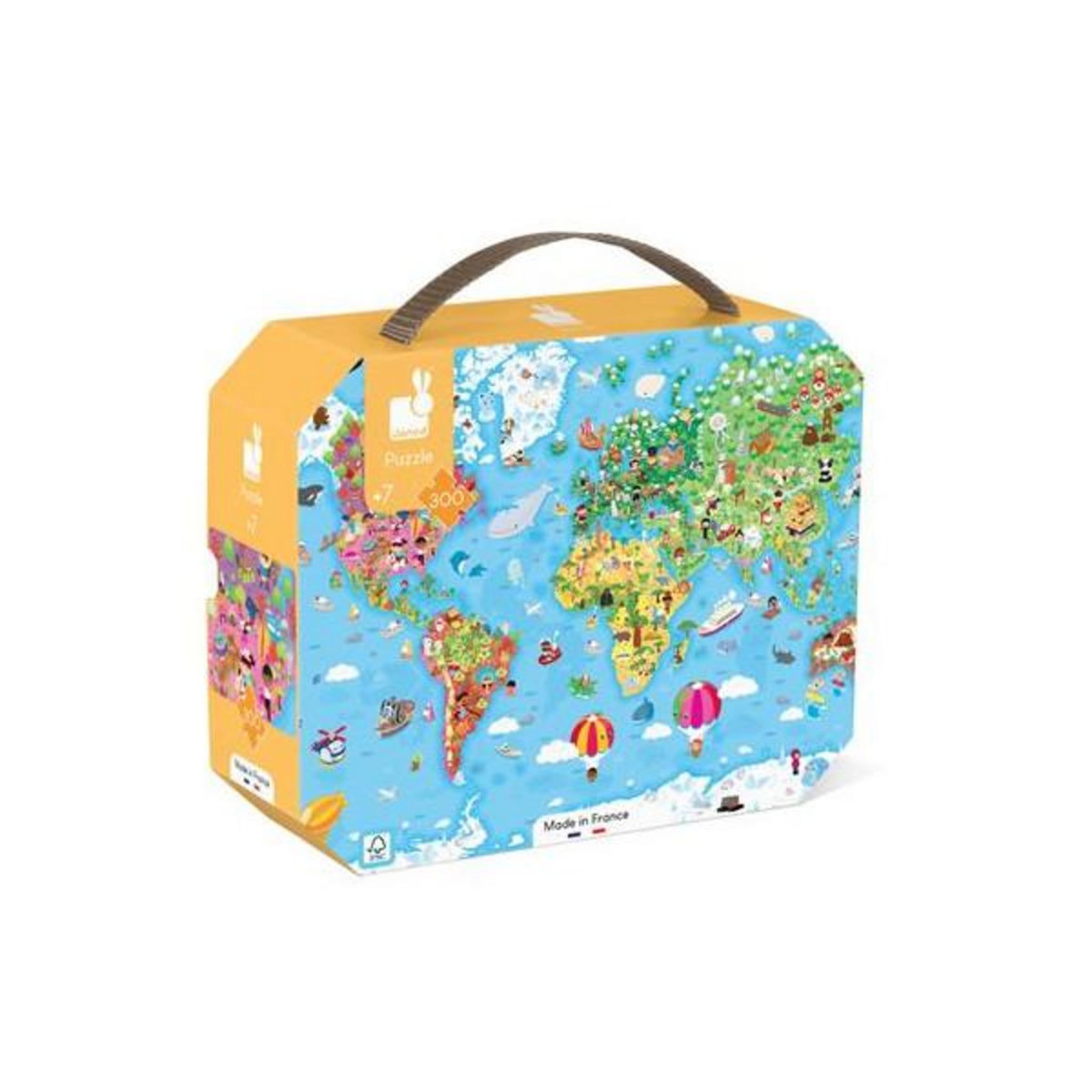 Juratoys - Janod Puzzle 300 pièces Janod Monde