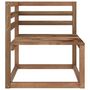 Voir la diapositive 3 : VIDAXL Salon de jardin 6 pcs Marron Bois de pin impregne