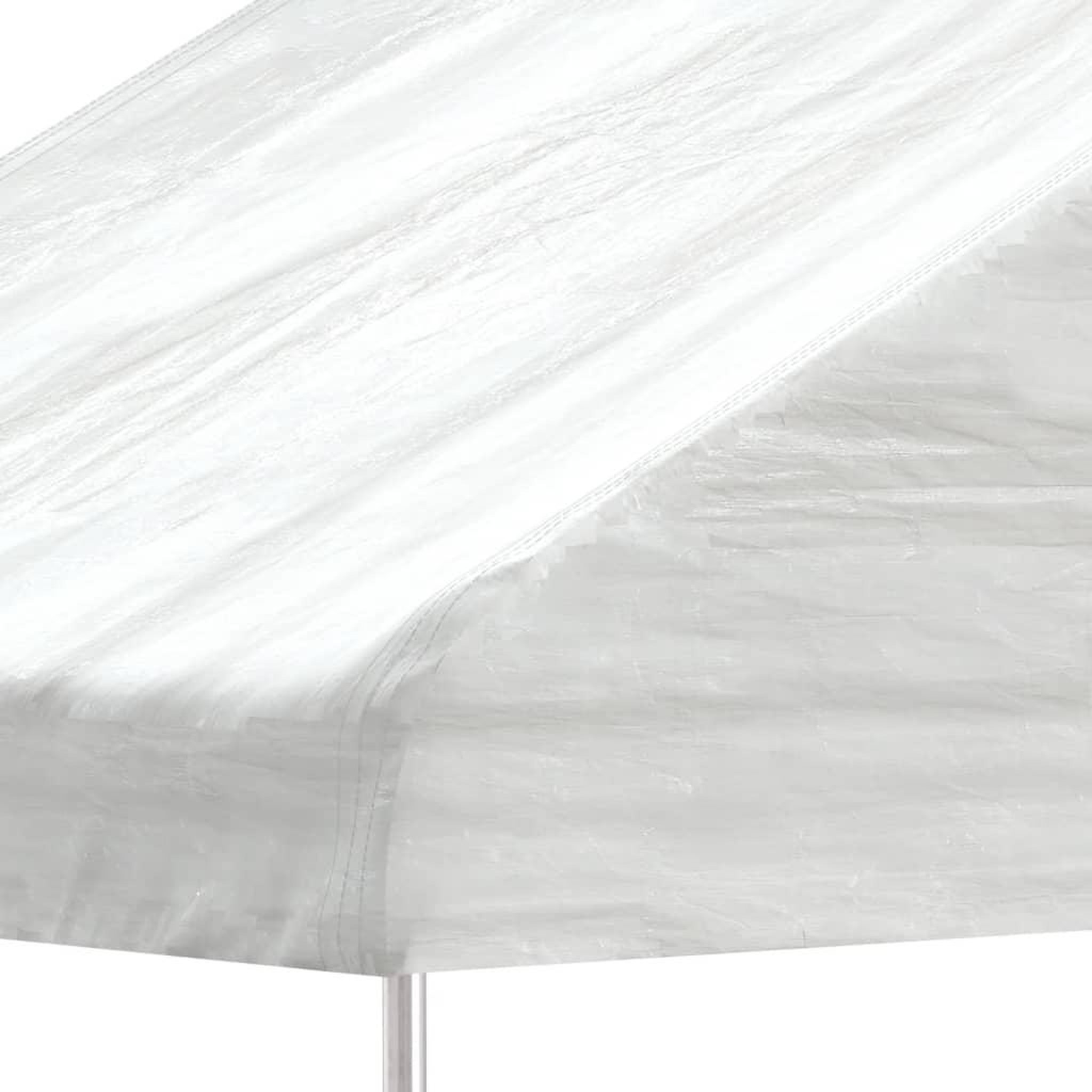 Voir la diapositive 4 : VIDAXL Belvedere avec toit blanc 8,92x2,28x2,69 m polyethylene