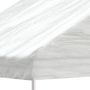 Voir la diapositive 4 : VIDAXL Belvedere avec toit blanc 8,92x2,28x2,69 m polyethylene
