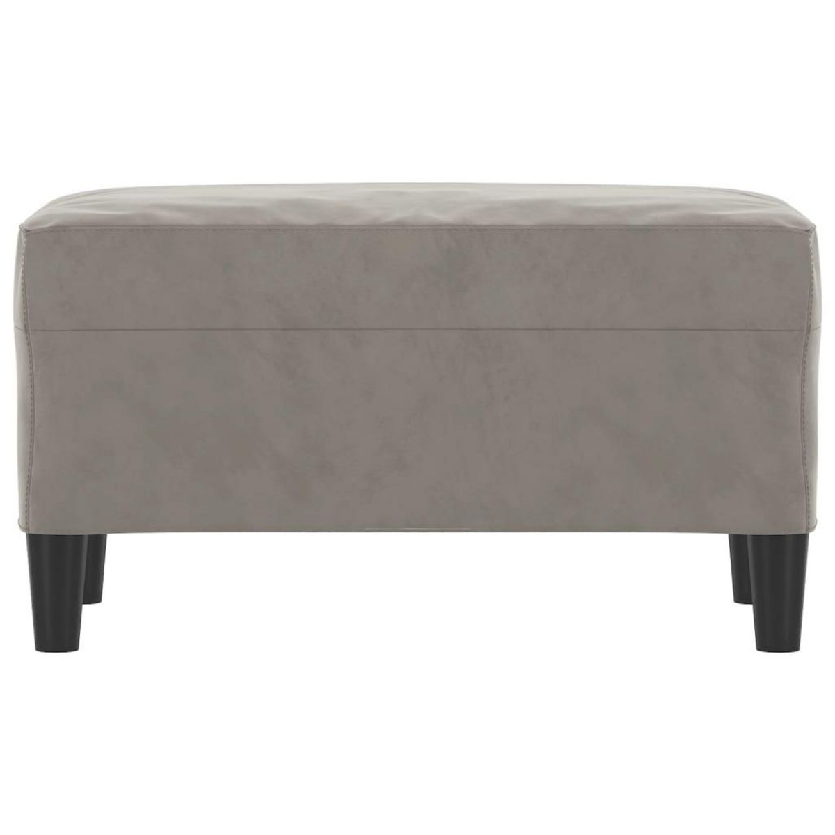 VIDAXL Banc Gris clair 70x35x41 cm Velours