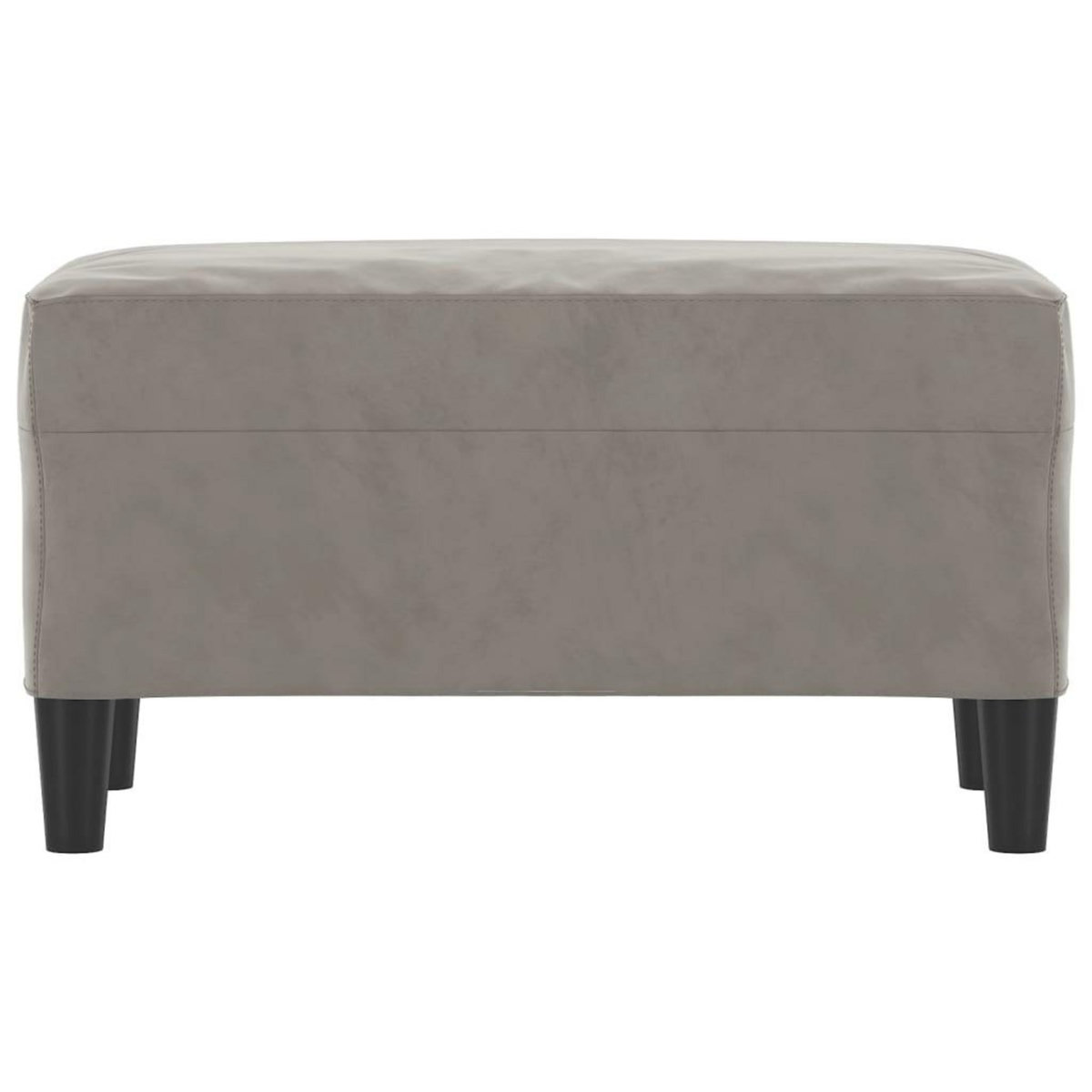 VIDAXL Banc Gris clair 70x35x41 cm Velours