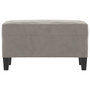 Voir la diapositive 3 : VIDAXL Banc Gris clair 70x35x41 cm Velours
