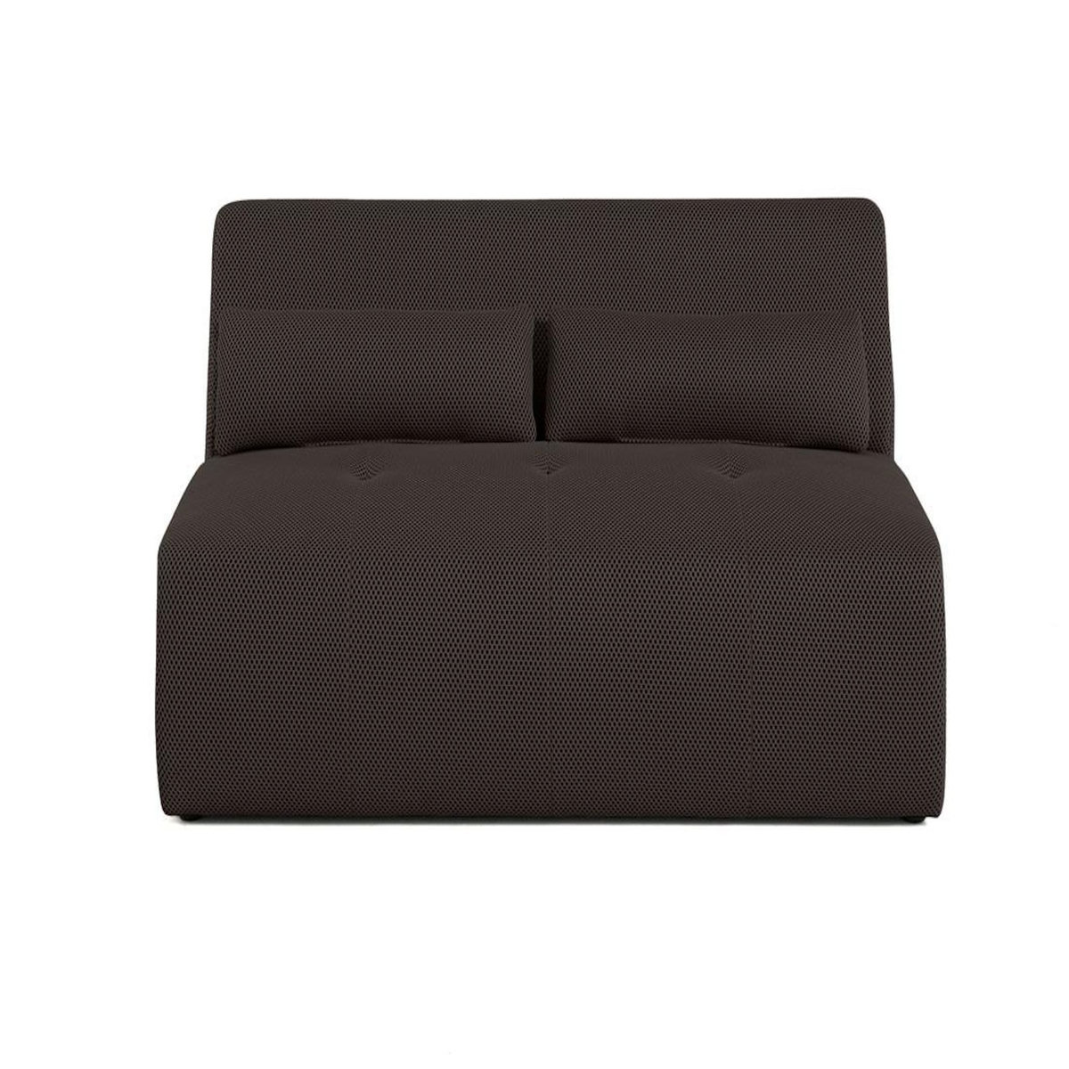 LISA DESIGN Onyx - canapé droit 2 places - en tissu mailles 3d