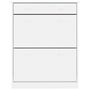 Voir la diapositive 4 : VIDAXL Armoire a chaussures ALTA blanc 77x35x96 cm bois massif de pin