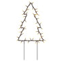 Voir la diapositive 4 : VIDAXL Decoration lumineuse arbre de Noël piquets 3 pcs 50 LED 30 cm