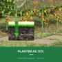 Voir la diapositive 6 : OUTSUNNY Serre de jardin serre à tomates dim. 4L x 1,23l x 1,71H m acier thermolaqué vert PVC haute densité transparent