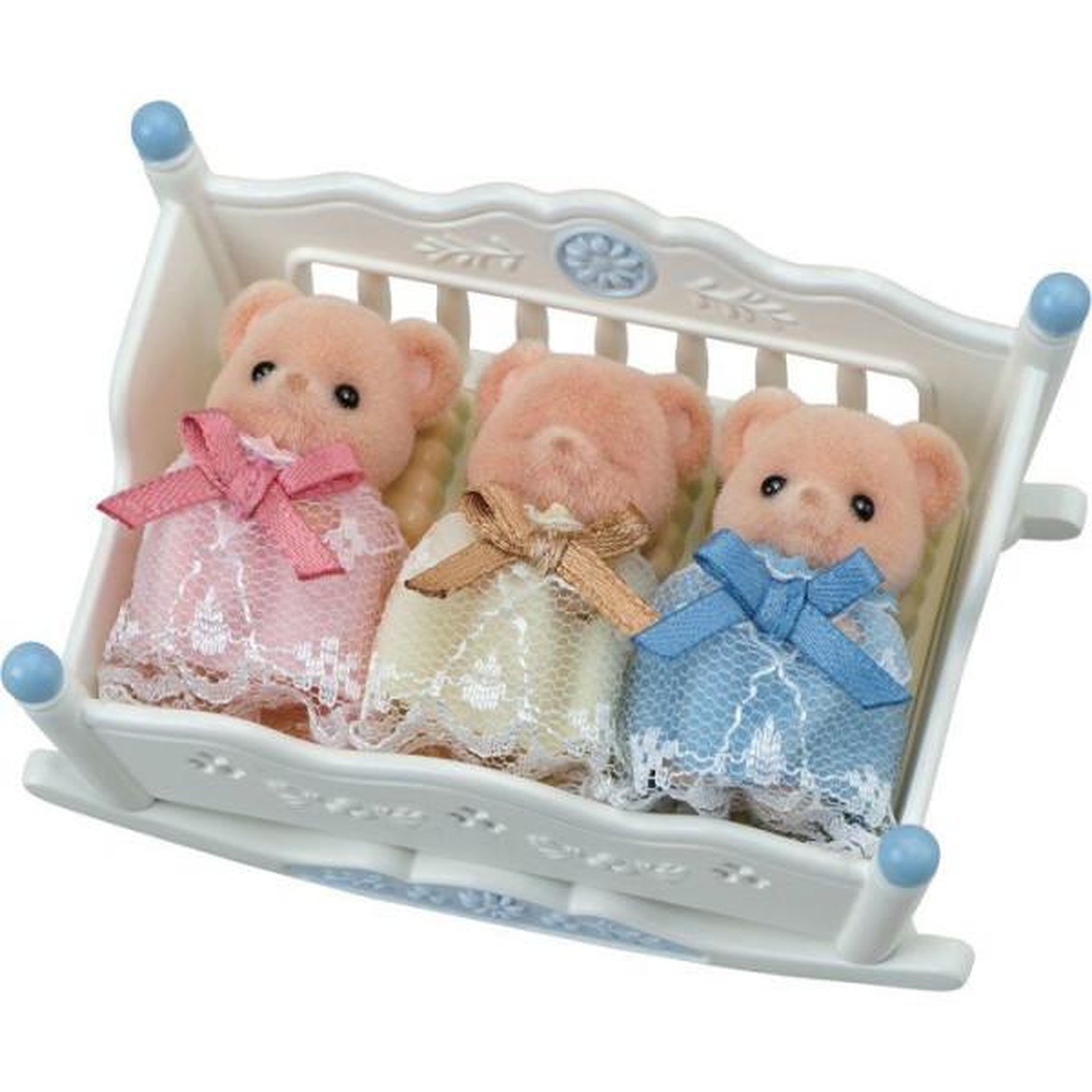 Sylvanian Families Les triplés Ours Biscuit - SYLVANIAN FAMILIES - 5866 - Mini univers