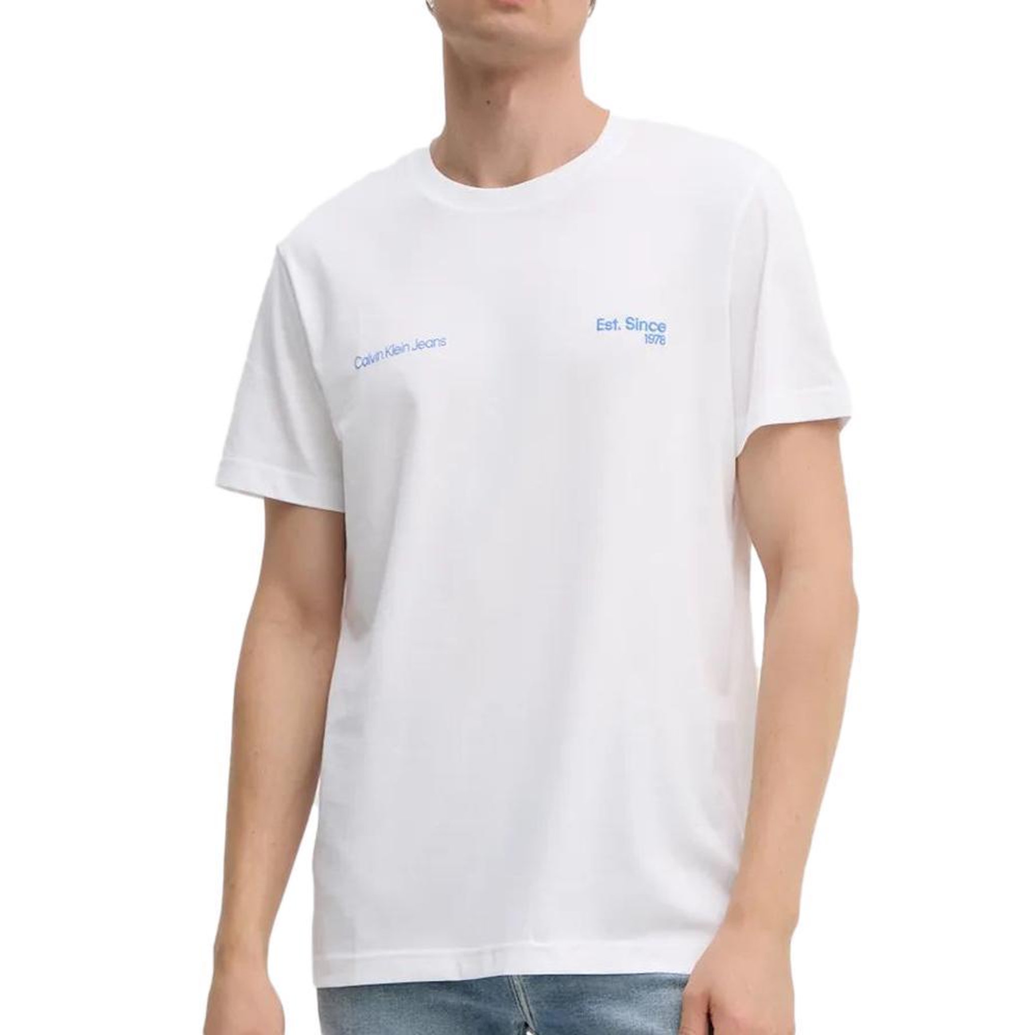 CALVIN KLEIN JEANS T shirt  Homme Calvin Klein Jeans 1978. Coloris disponibles : Blanc