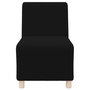 Voir la diapositive 4 : VIDAXL Fauteuil noir 55 cm tissu imitation laine bouclee