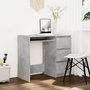 Voir la diapositive 1 : VIDAXL Bureau Gris beton 90x45x76 cm Bois d'ingenierie