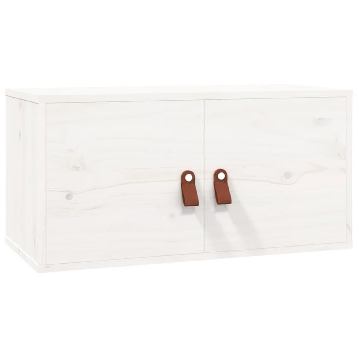 VIDAXL Armoire murale blanc 60x30x30 cm Bois de pin massif