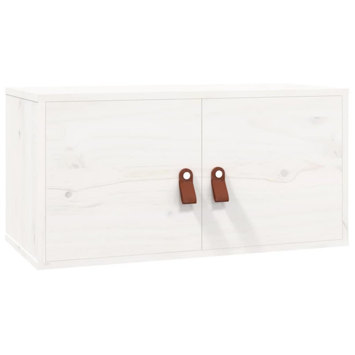 VIDAXL Armoire murale blanc 60x30x30 cm Bois de pin massif