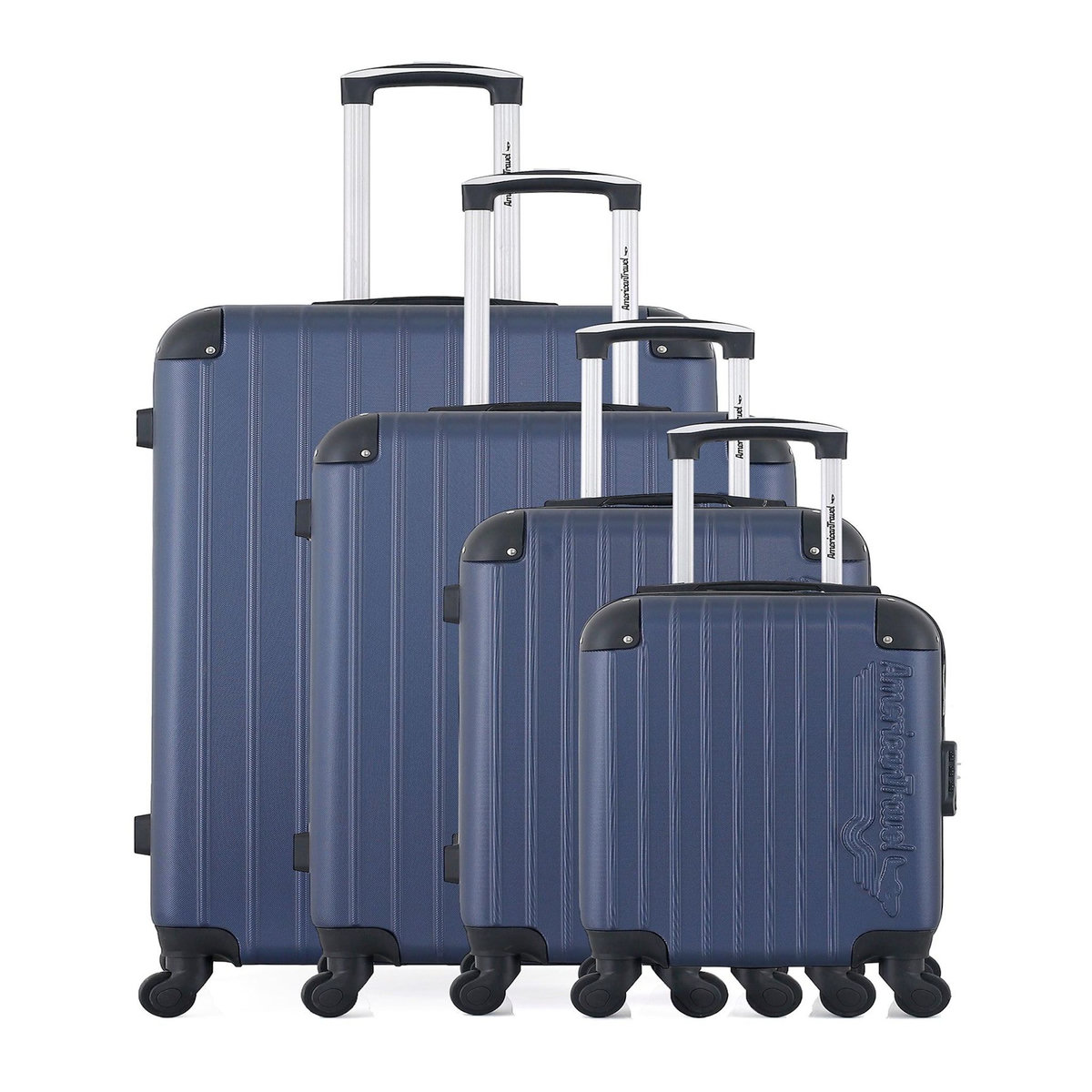 AMERICAN TRAVEL AMERICAN TRAVEL - Set de 4 Valises BUDAPEST-M 75 cm 4 Roues