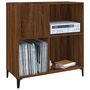Voir la diapositive 4 : VIDAXL Armoire a disques chene marron 84,5x38x89 cm bois d'ingenierie