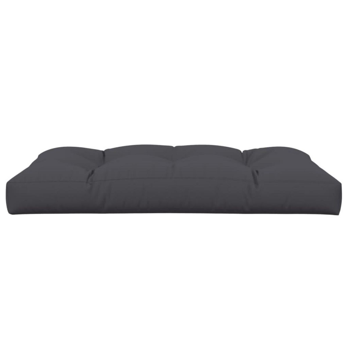 VIDAXL Coussin de palette anthracite 120x80x12 cm tissu