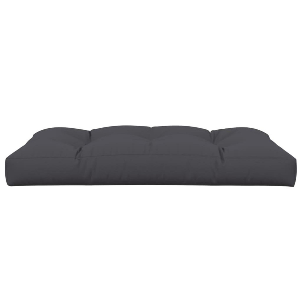 VIDAXL Coussin de palette anthracite 120x80x12 cm tissu
