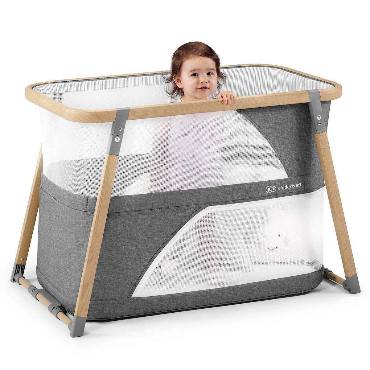 KINDERKRAFT Lit bebe sofi pratique et confortable
