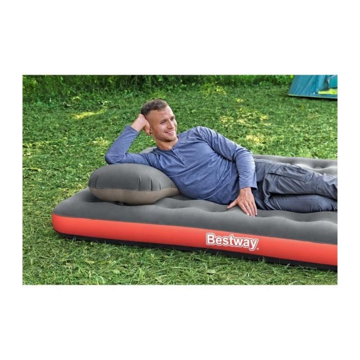 BESTWAY Bestway Matelas Double Roll & Relax 203x183x22 cm Gonflable et Camping 67703