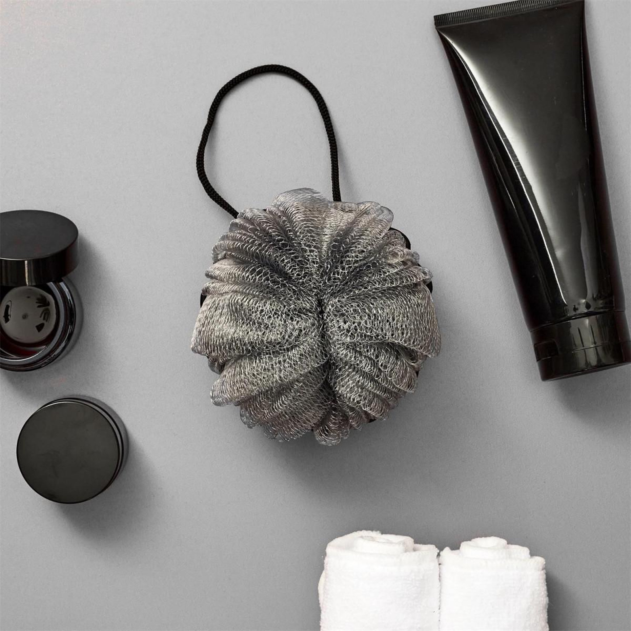Voir la diapositive 4 : Cosmetic Club Fleur de douche  2 en 1  12cm noir