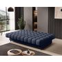 Voir la diapositive 2 : BEST MOBILIER Ezra - canapé convertible clic-clac 3 places avec coffre en tissu texturé