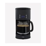 HKOENIG Cafetiere programmable - HKoeNIG - MG32 - 1,5 L (12 tasses) - 1000 W - Ecran LCD - Maintien au chaud - Noir et acier inoxydable