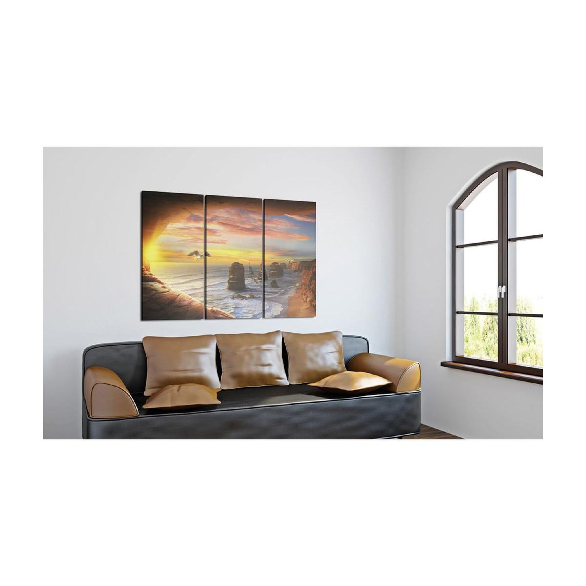 Voir la diapositive 2 : Paris Prix Tableau imprimé  paradise beach