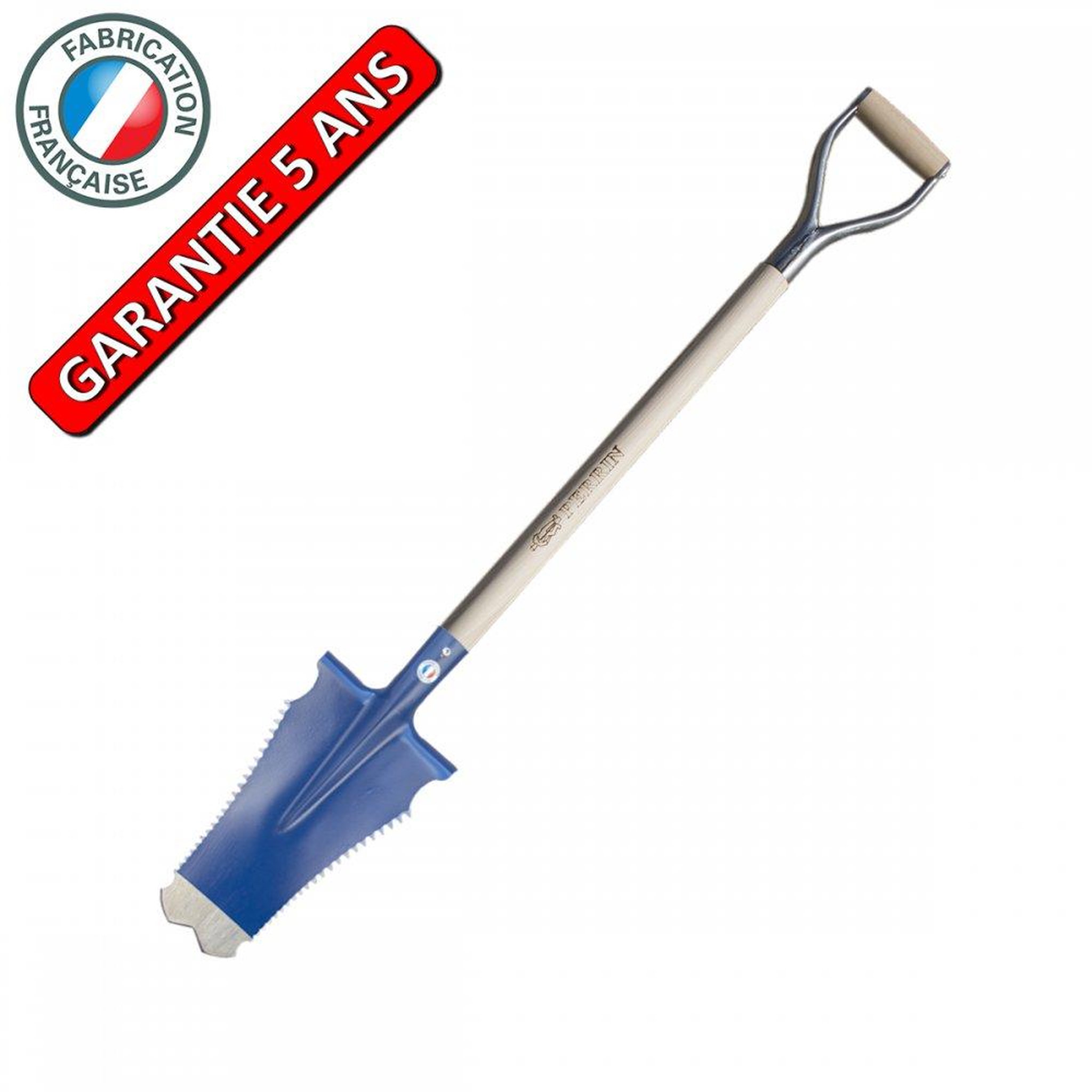 OUTILS PERRIN Bêche caïman pro 33 cm - manche poignée yd vernie - coupe racines