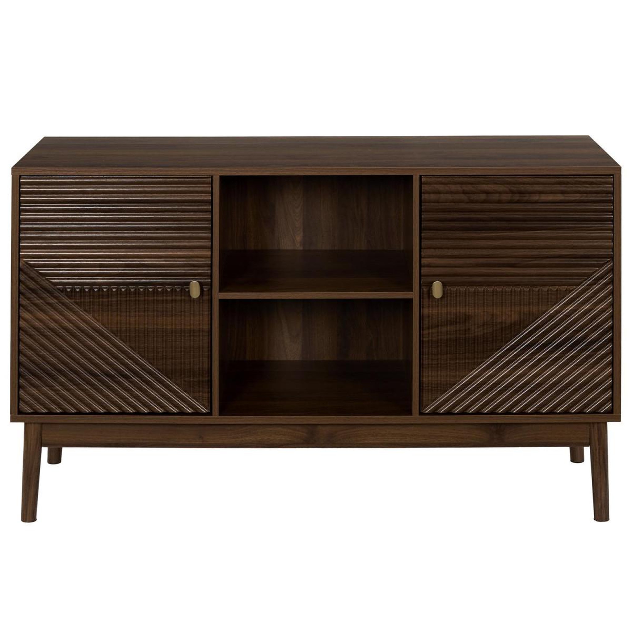 Voir la diapositive 3 : The Home Deco Factory Buffet 2 portes  tiffany  120cm marron