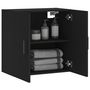 Voir la diapositive 3 : VIDAXL Armoire murale noir 60x31x60 cm bois d ingénierie