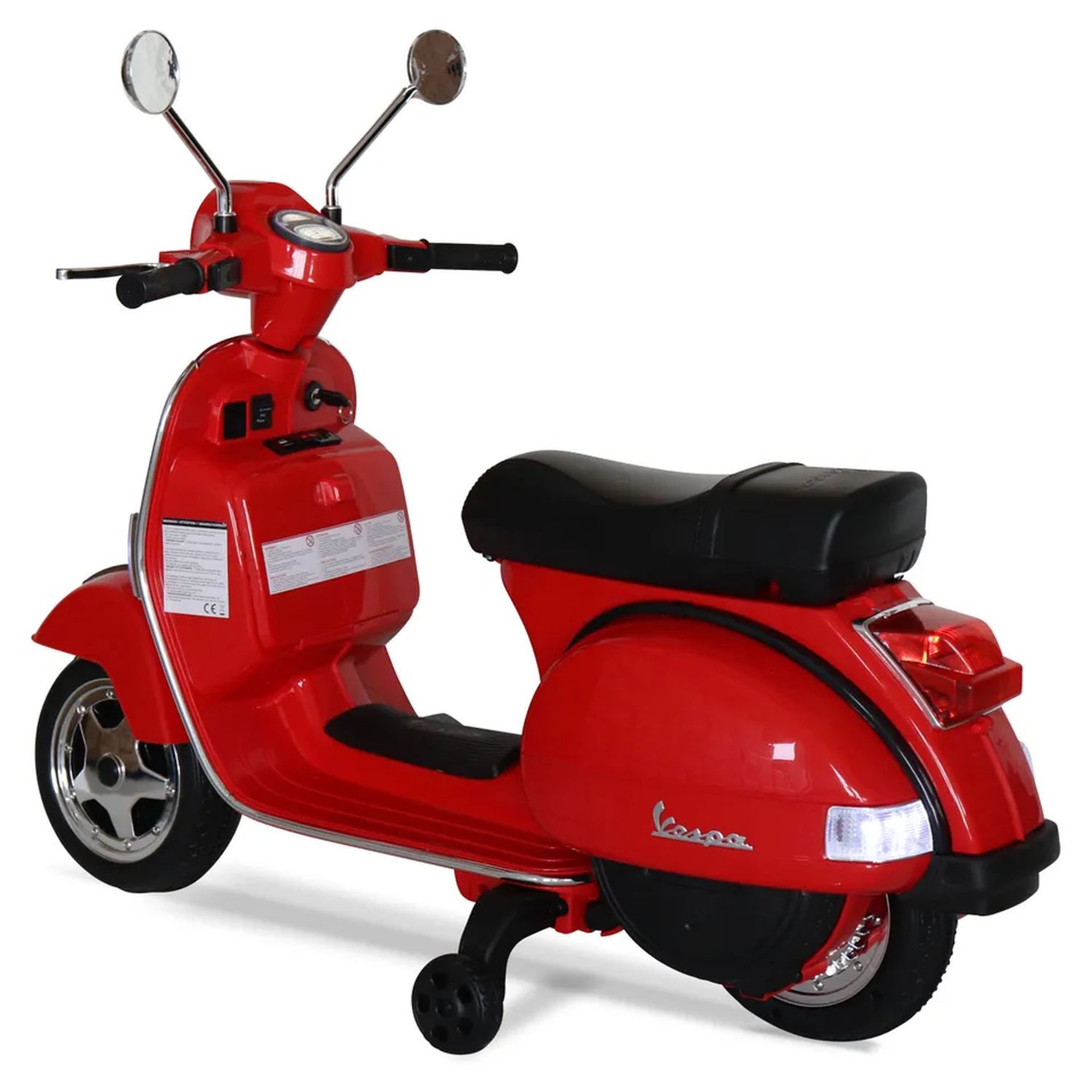 Voir la diapositive 2 : MGM Porteur VESPA électrique rouge 6V 