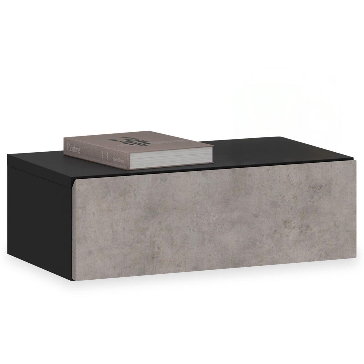 IDIMEX Chevet suspendu OCEANE, en bois