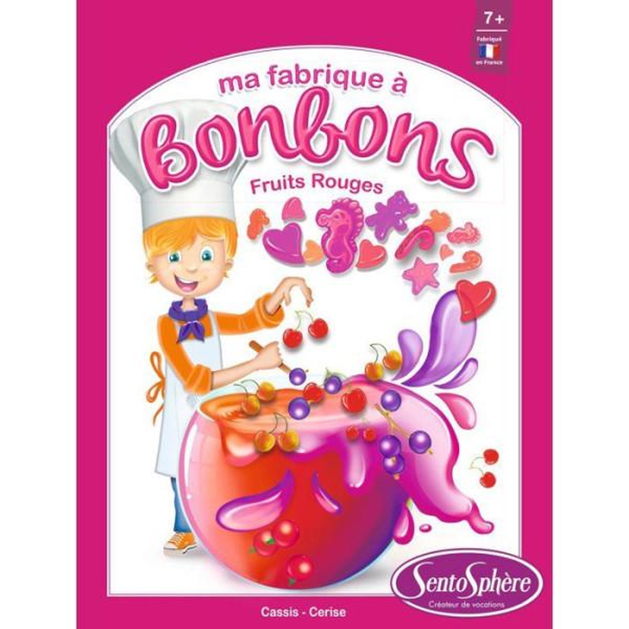 Voir la diapositive 3 : Sentosphere Ma mini fabrique a bonbon saveurs Fruits rouge