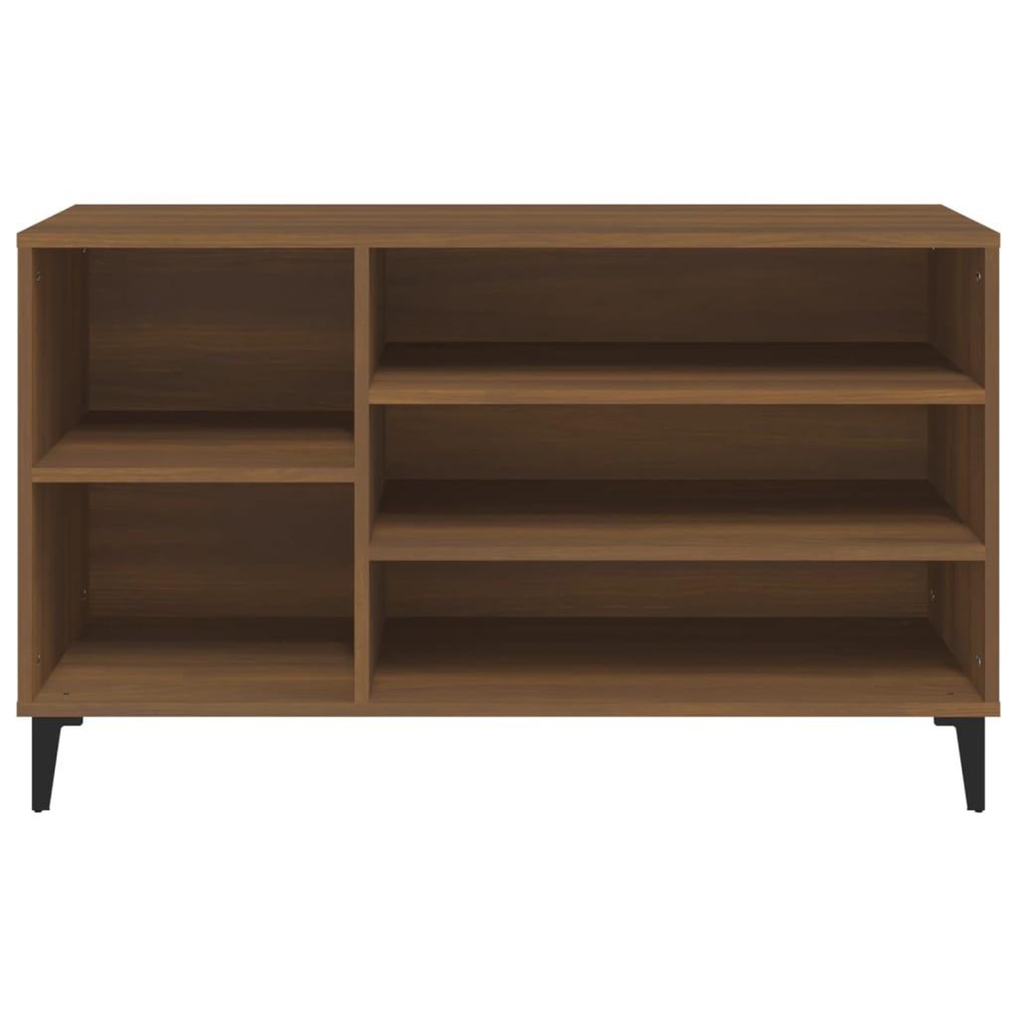 Voir la diapositive 5 : VIDAXL Armoire a chaussures Chene marron 102x36x60cm Bois d'ingenierie