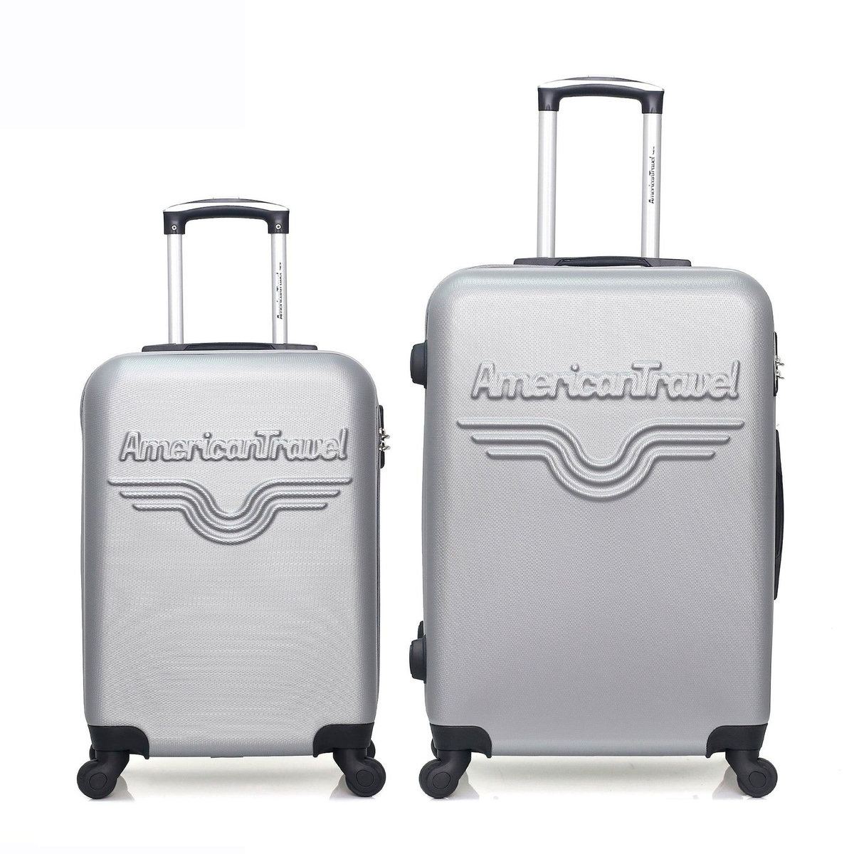 AMERICAN TRAVEL AMERICAN TRAVEL - Lot de 2 - Valise weekend et valise cabine CHELSEA