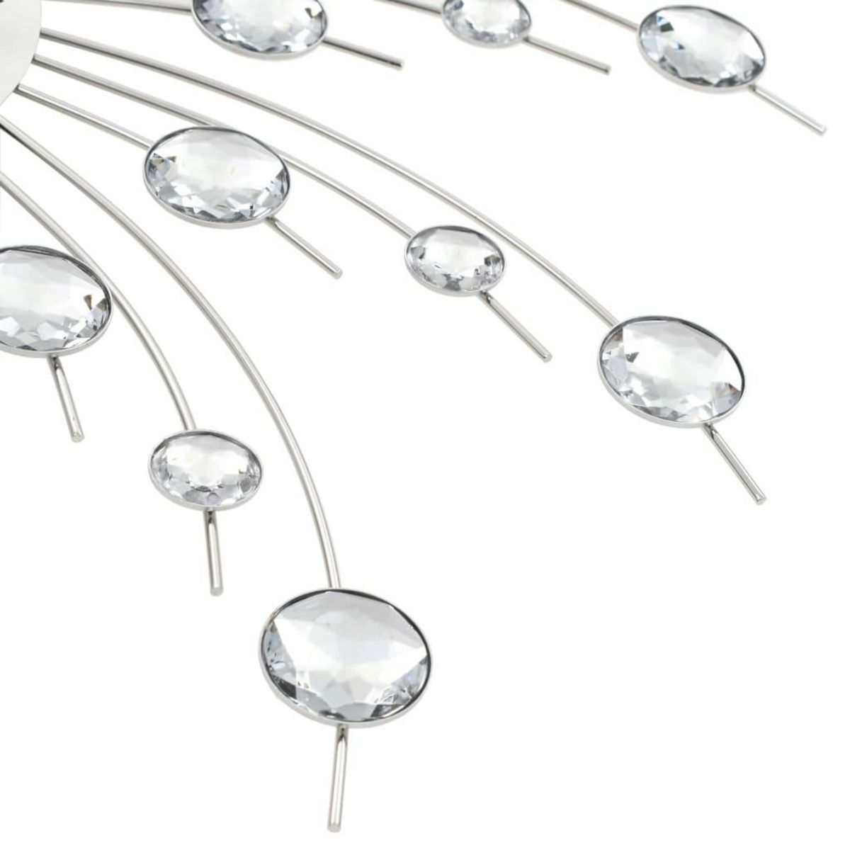 VIDAXL Horloge murale avec mouvement a quartz Design moderne 50 cm