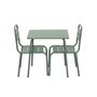 Voir la diapositive 4 : SWEEEK Salon de jardin enfant table et chaises métal Anna - 2 places, 48x48cm