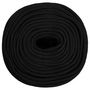 Voir la diapositive 3 : VIDAXL Corde de travail Noir 8 mm 25 m Polyester
