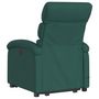 Voir la diapositive 5 : VIDAXL Fauteuil inclinable de massage Vert fonce Tissu