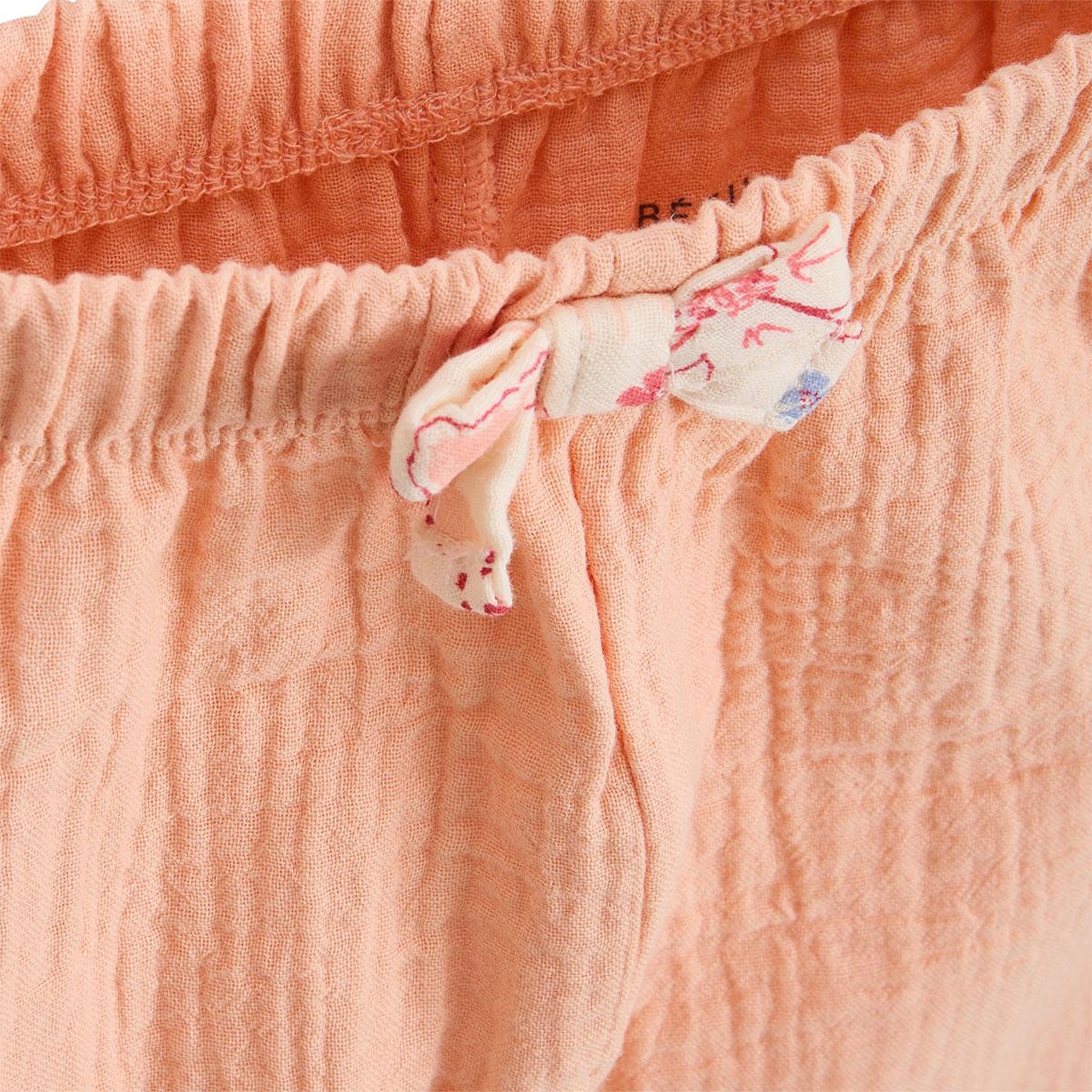 Voir la diapositive 3 : Petit Béguin Pantalon enfant en gaze de coton santa giulia