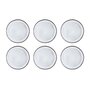 Voir la diapositive 1 : BJORN Assiette IRIS Ø26cm - 6 pièces - Blanc ivoire