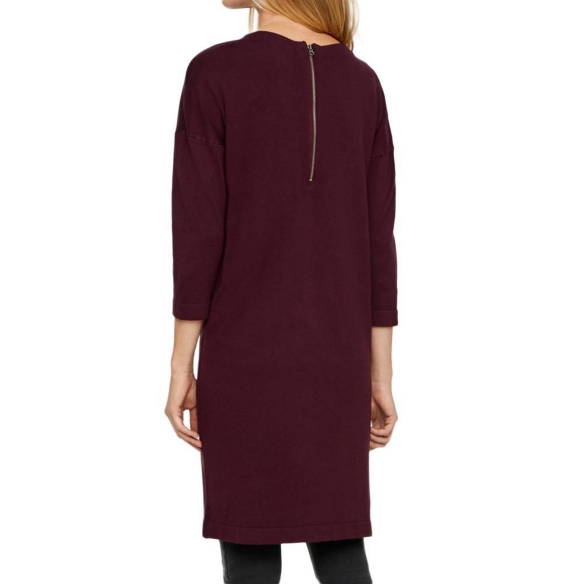 Vero Moda Robe Bordeaux Femme Vero Moda Glory